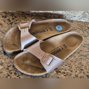 Birkenstock Rose Gold Madrid Sandals